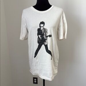 White Elvis Costello T-Shirt